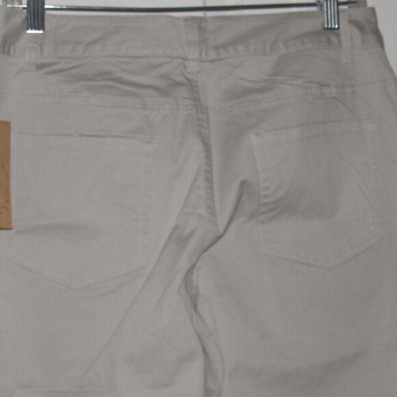 NWT COLDWATER CREEK Tan Cropped Leg Pants Size 6 - Picture 4 of 6